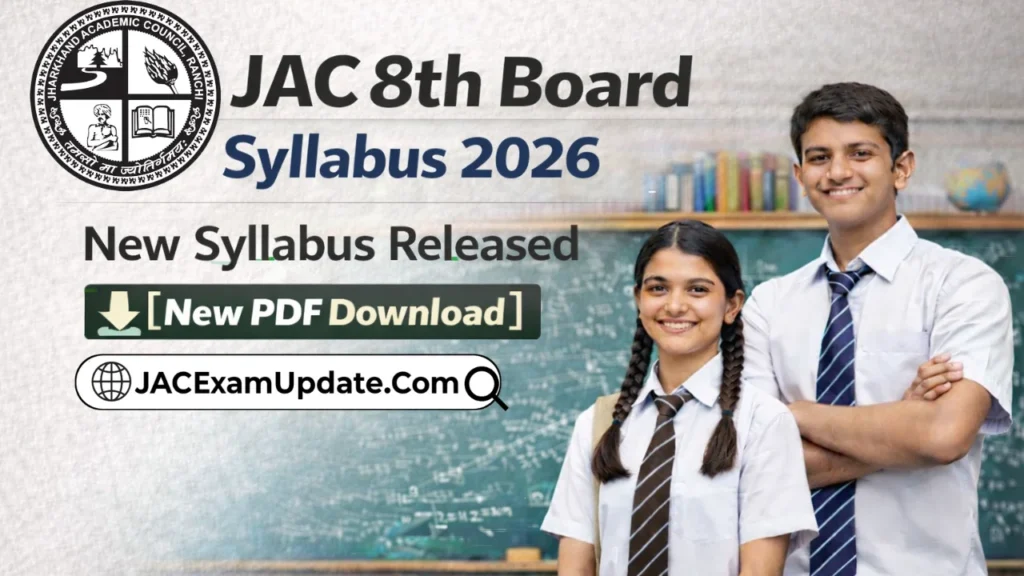 JAC 8th Board Syllabus 2026