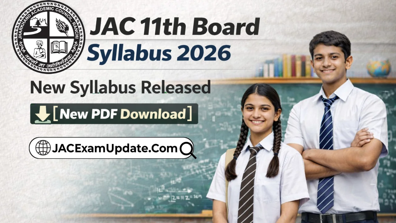 JAC 11th Board Syllabus 2026