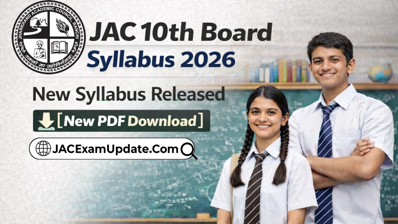 JAC 10th Board Syllabus 2026